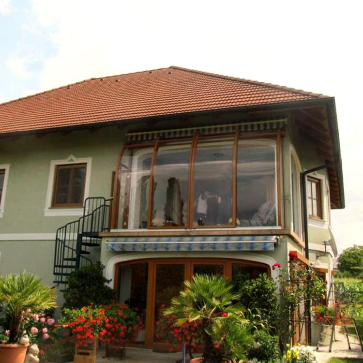 Abri solar véranda pour fermeture d'un balcon - vitrage 100 % transparent
										